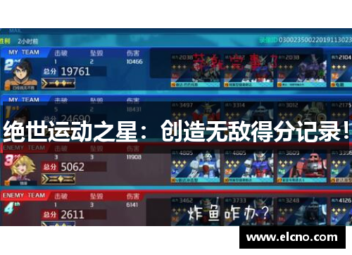 绝世运动之星：创造无敌得分记录！